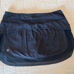 Lululemon Black Athletic Skirt